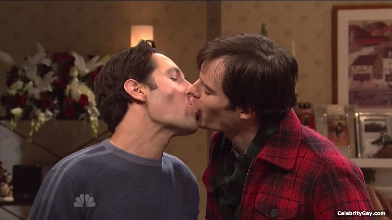Paul rudd gay kiss